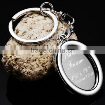 Pretty picture me with you photo frame keychain