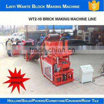 semi-auto hydraulic industrial brick/block making machine with shipping photos