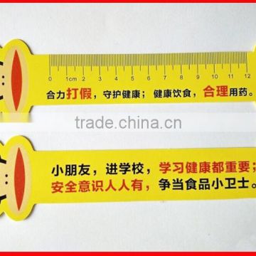 Die cut PP ruler/plastic ruler/flexible ruler