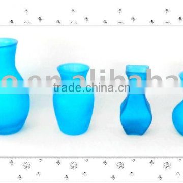 Glass vase,colorful glass vase,clear glass vase