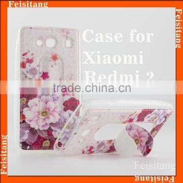 Picture pattern Custom Design leather holster TPU Phone Case For XIAOMI Redmi 2