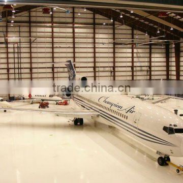Prefabricated Steel Hangar Design for Plane