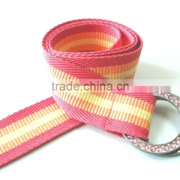 Lady woven knitted waist webbing fashion belt smart cool accessory