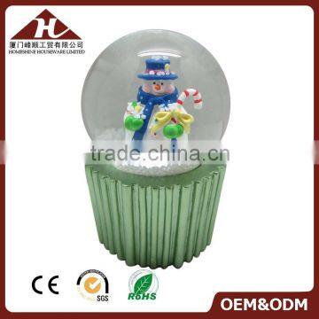 funny snow man snow dome globe for new year gift