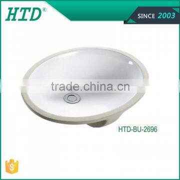 HTD-BU-2696 bathroom ceramic under counter wash basin