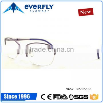 Fashionable fancy lady style metal optical frames manufacturer in wenzhou China 2016