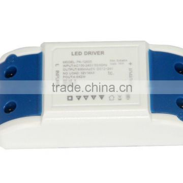 12W 600mA PA-12600 IP20 Constant Current LED Driver