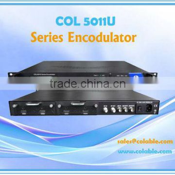 Combo headend equipment/ Series encoder+Modulator combo, DVB-T & DVB-C