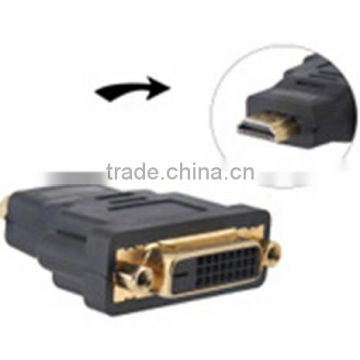 HDMIA male to DVI Female adapter 24k gold plated connector