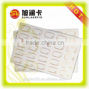 plastic pvc T5577 chip nfc inlay with different layouts from China