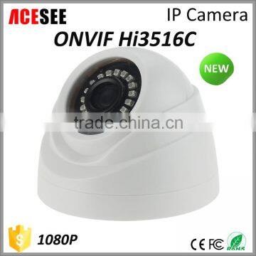 ACESEE Night Vision Onvif POE Plastic Dome P2P Security CCTV Network Camera