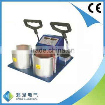 Worktable Manual Digital sublimation heat press Machine for cup
