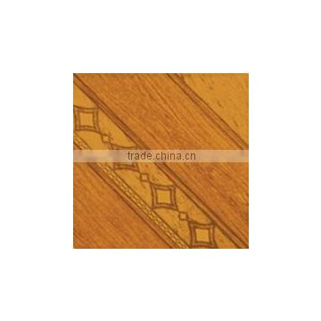 wood look design interior Glazed ceramic floor tile 300x300mm