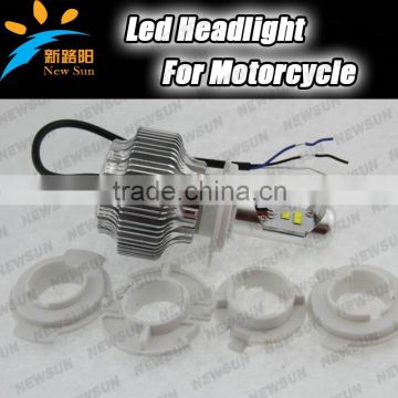 Universal Motorcycle LED Headlight with 4 kinds of Lampholder,15W power with 6000K-6500K/1500lm DC 8-48V
