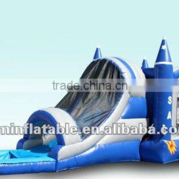 rocket inflatable bouncer slide combo