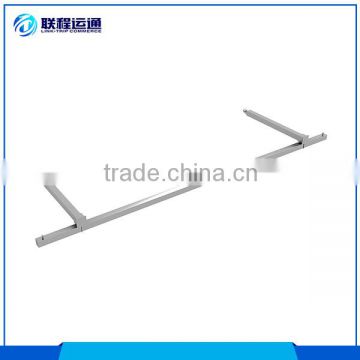 High quality glossy chrome support side arm display hanger