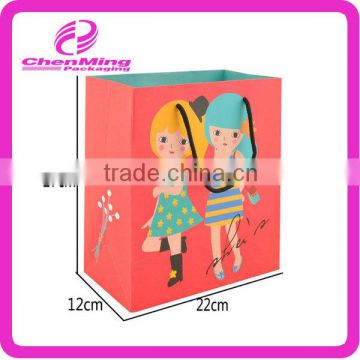 Yiwu wholesale handle cheap paper shopping bags