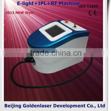 www.golden-laser.org/2013 New style E-light+IPL+RF machine hair curling equipment