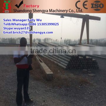 China made prices Shengya steel concrete electric pole mould pole making machine in China