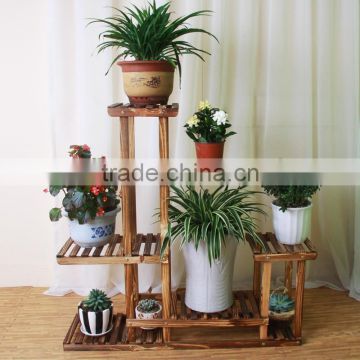 2016 wooden flower pot stand pictures