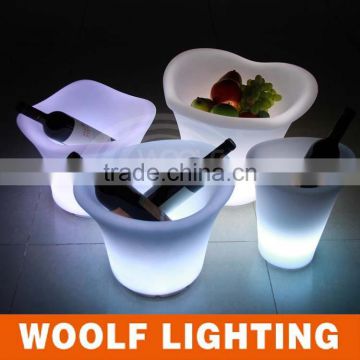 cheap new personalized led beer ice buckets