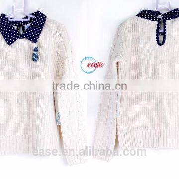 baby clothes 100% Cotton kids sweater designs for baby