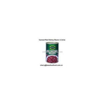 Canned red kidney bean in brine from factory directly