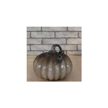 Wholesale Hand-blown Decorative Glass Pumpkin for Halloween