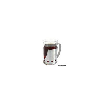 Sell Stainless Steel and Glass Coffee / Tea Mug