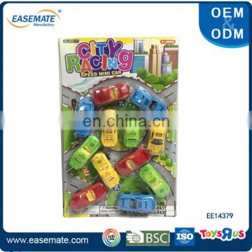 China manufacturer OEM sliding toy mini car with blister card