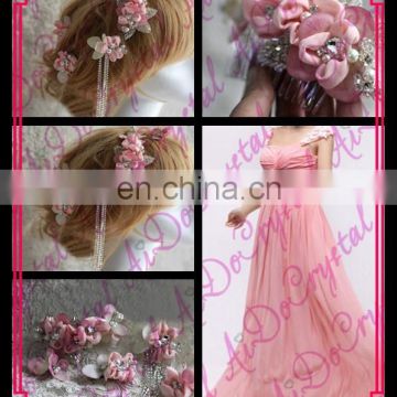 Aidocrystal Fashion Lady Woman Flower Hair Clip Bridal Hawaii Party Hair Accessories