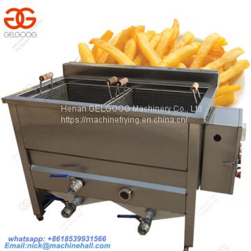 Best 2 Tanks Potato Chips Frying Machine/Hot Sale Double Potato Chips Fryer Machine/Potato Chips Frying Machine