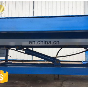 7LGQ Shandong SevenLift container truck unloading hydraulic expresso telescopic lip air bag dock leveler