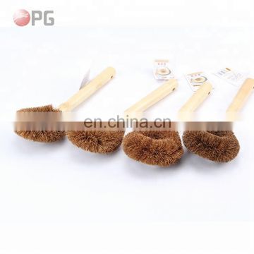 Factory supply coconut dish washer brush scrubber brush for kitchen