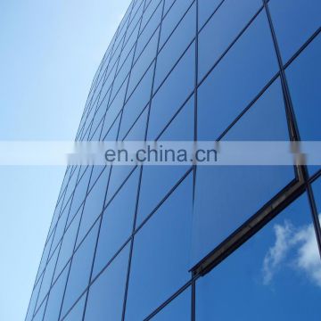 High quality China factory price reflective glass aluminium curtain wall for commerical building