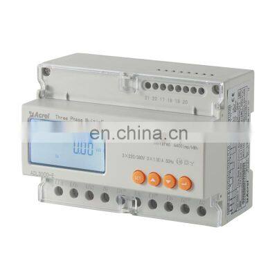 Acrel 7 digit LCD display power meter ADL3000-E 3-Phase Multi-Function Energy Meter