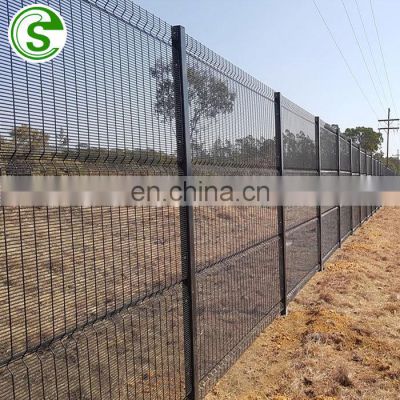 Galvanized or PVC coated 358 anti climb security fence border fence price