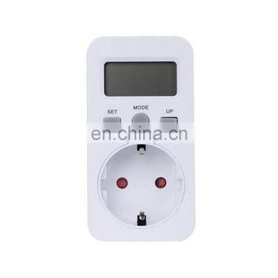 Household Power Meter Measuring Outlet Plug in Socket Usage Monitor US/UK/EU/AU Plug Electric Power Meter with LCD Screen