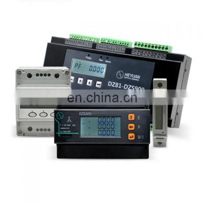 3 Phase Single Phase Current Voltage Frequency Din Rail Energy Meter