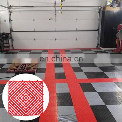 CH Supplier Direct Sales Strength Multifunctional Interlocking Multicolor Durable 40*40*3cm Garage Floor Tiles