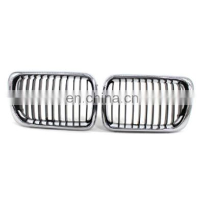 Chrome Car Front Gloss M-color Kidney Grille Grilles For BMW 3 Series E36 1997-1999 Car Styling Racing Grills