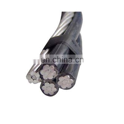 Best Price 4 Core Pvc Sheathed Aluminum Core 4*16mm2 Overhead ABC Cable