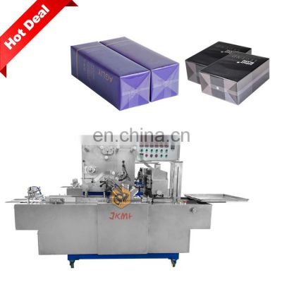 Automatic 3D cellophane perfume box packaging machine with cellophane bags for cigarettes packaging machine