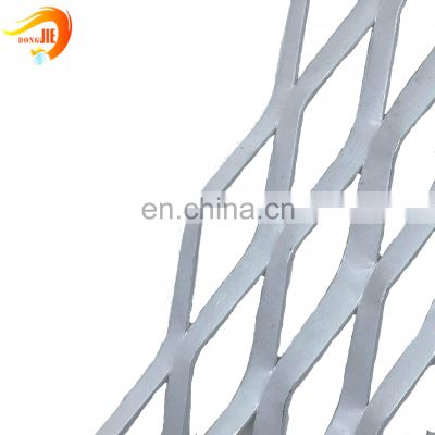Decorative White Hexagonal Aluminum Expanded Metal Mesh