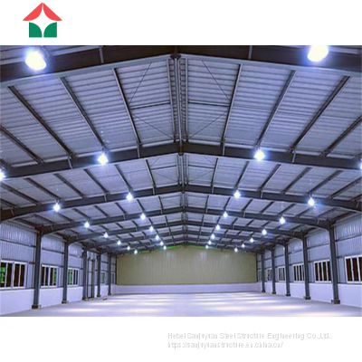 prefabricted steel structural roof trusses warehouse