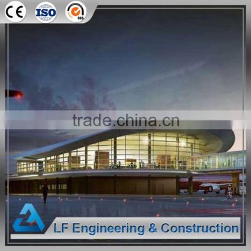 Long span stainless steel material airport construction