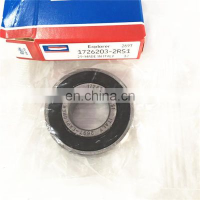 Single Row Insert bearing 1726203-2RS1 in stock New Deep groove ball bearing 1726203-2RS1 size 17*40*12mm