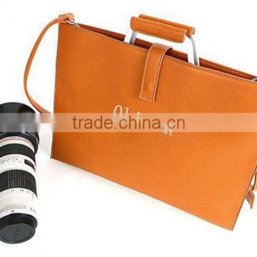 new style fashion durable leather case for ipad 3 in shoulder bag function