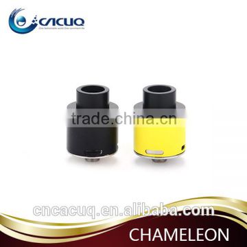 China Manufacturer E Cigarette Most Popular changing color chameleon rda atomizer, hotcig chameleon rda