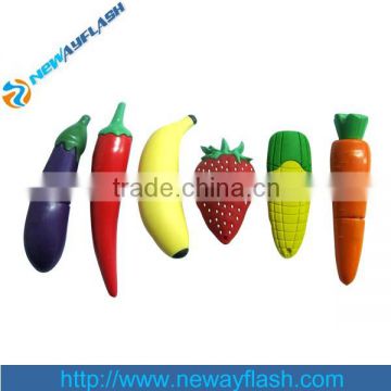 Free sample vegetable shape usb flash drive